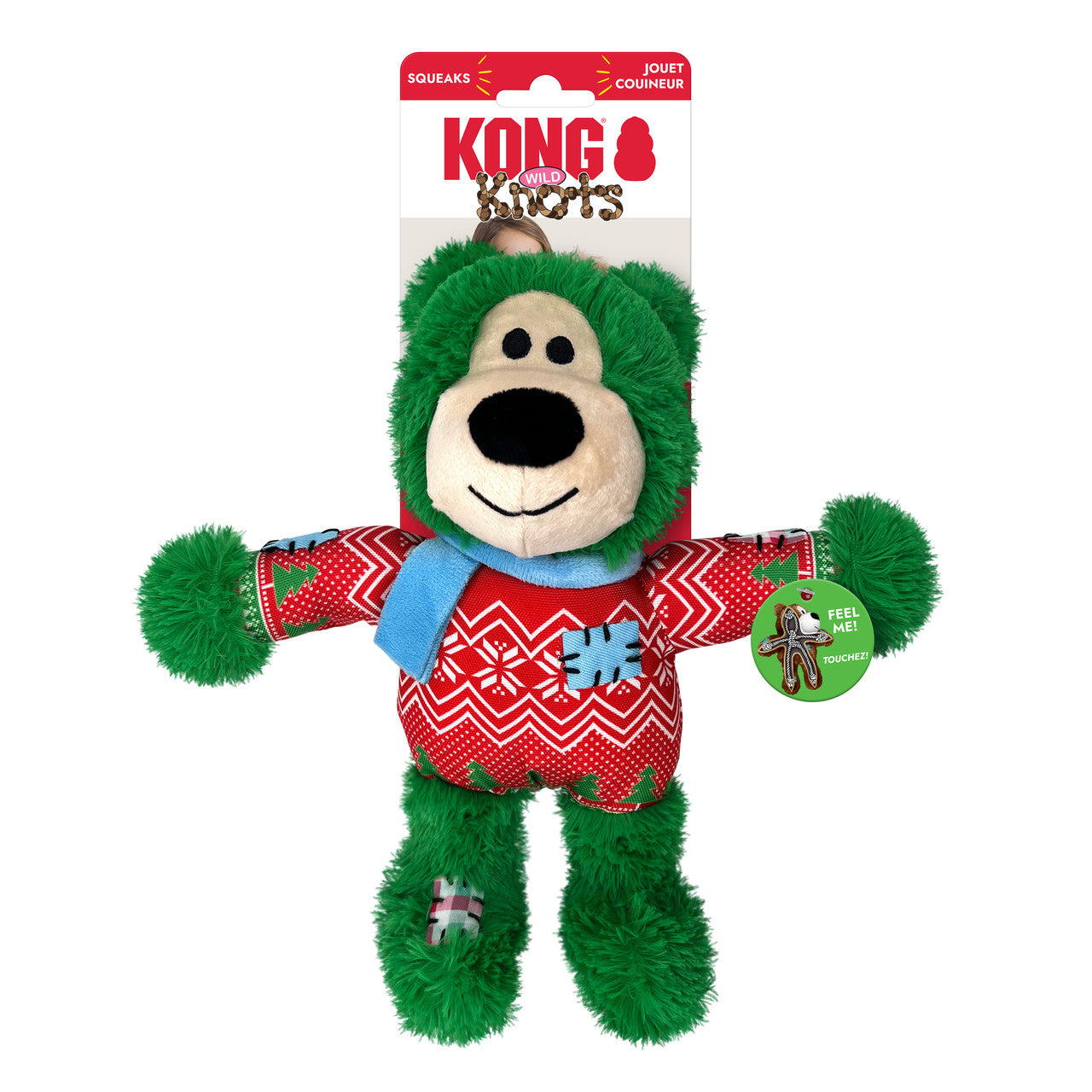 Holiday Wild Knots Bear Green