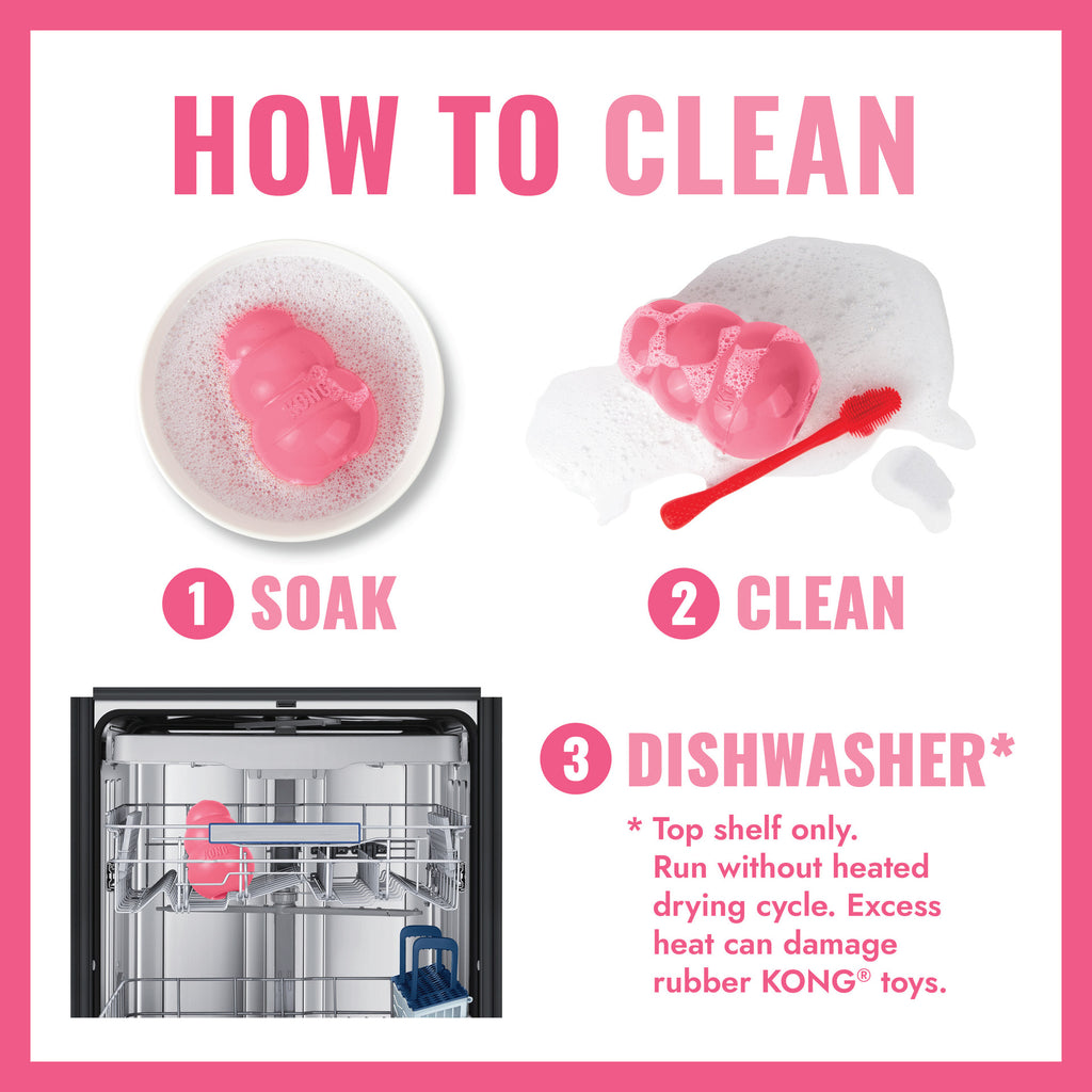 KONG Puppy Tires Pink