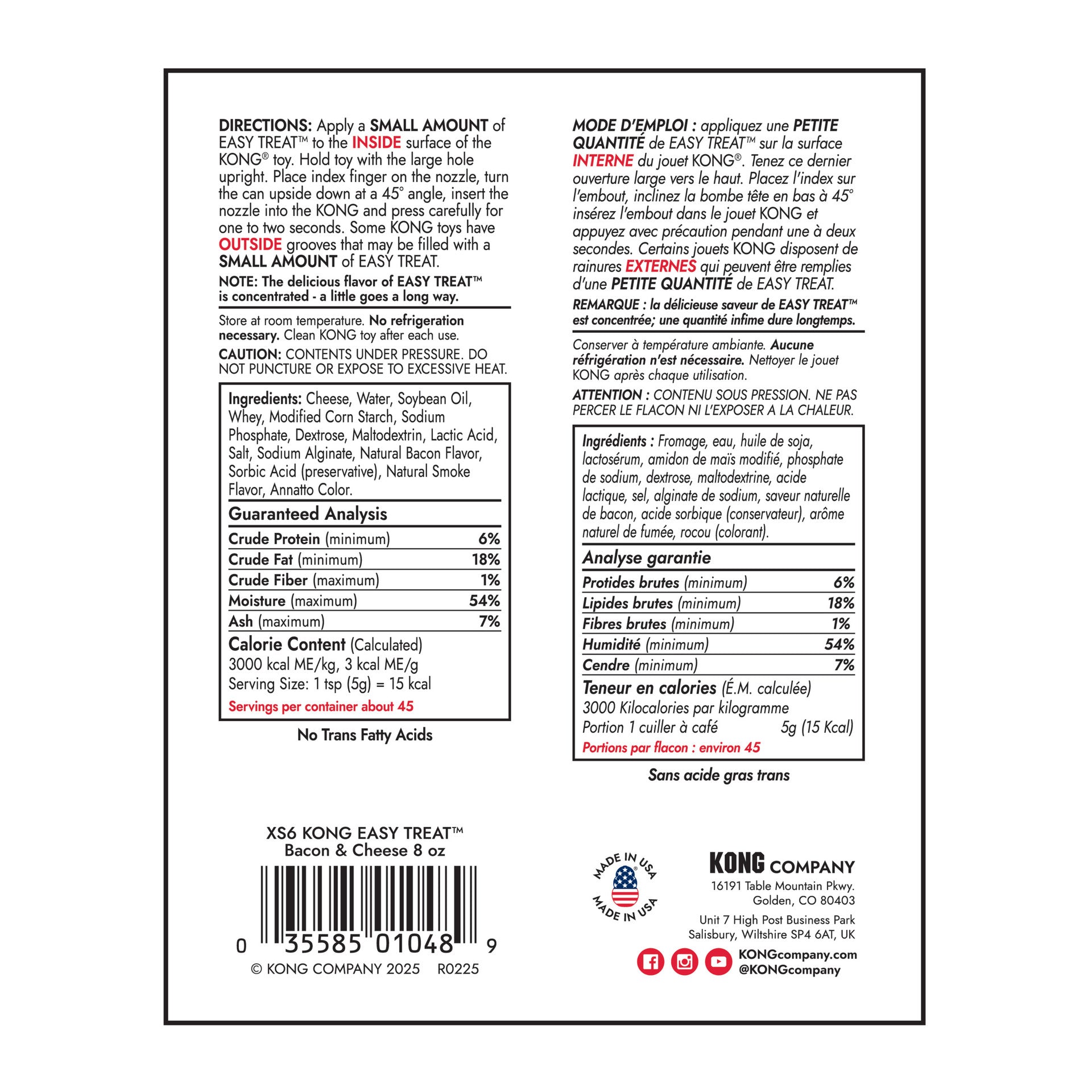 Easy Treat Bacon & Cheese