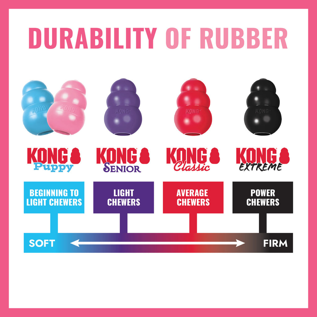 KONG Puppy Goodie Bone w/ Rope Pink